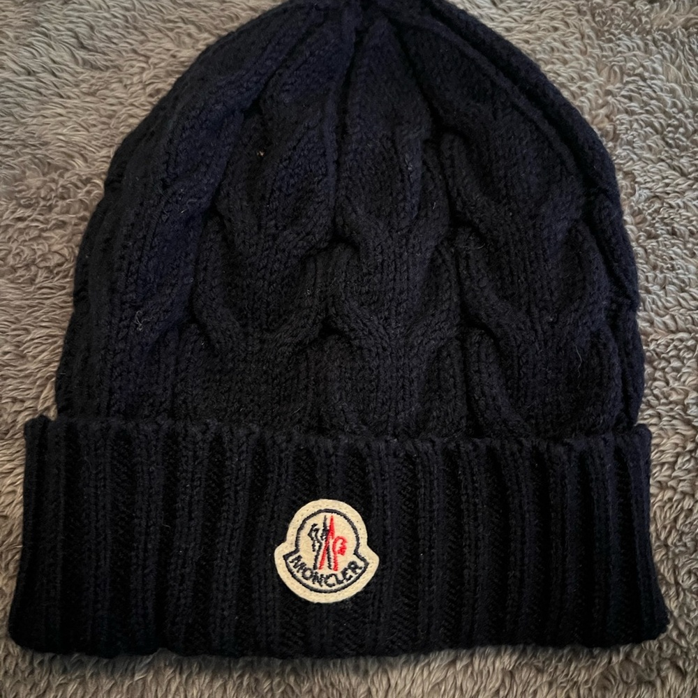 Moncler Navy Beanie